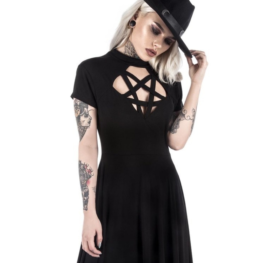 Killstar Scariel Penta Skater Dress
